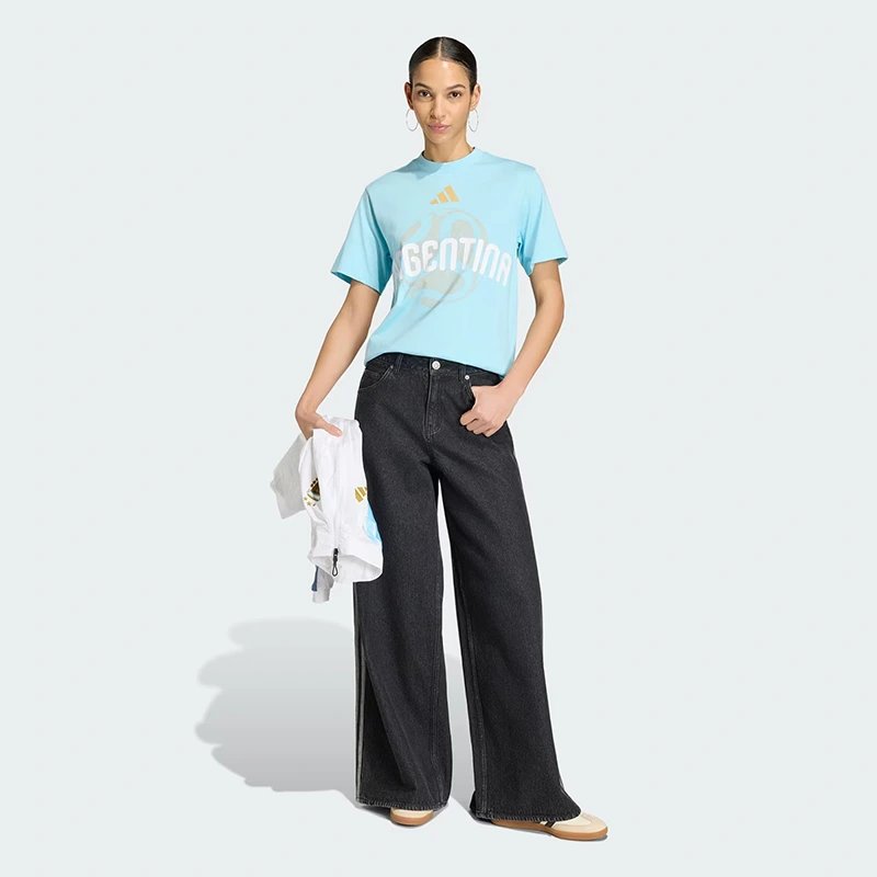 Women's Adidas FIFA World Cup 26 Argentina T-Shirt - Image 4