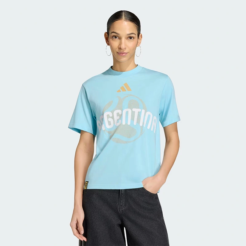 Women's Adidas FIFA World Cup 26 Argentina T-Shirt - Image 2