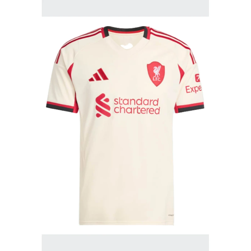 Adidas Liverpool FC 25/26 Away White Jersey