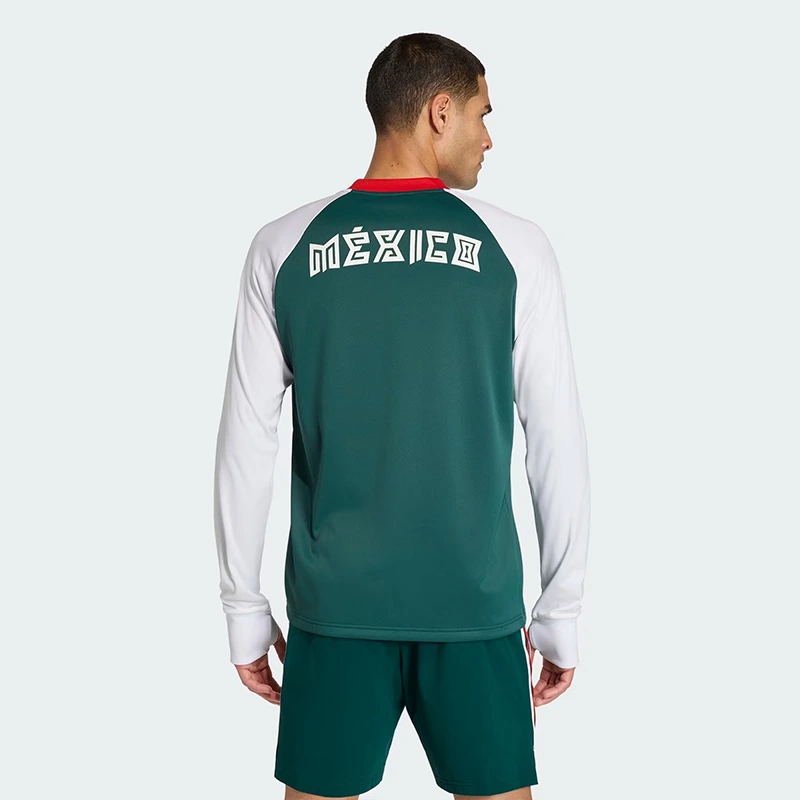 Adidas Mexico 26 Away Pre Match Warm Top - Image 3