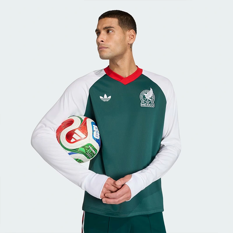 Adidas Mexico 26 Away Pre Match Warm Top - Image 8