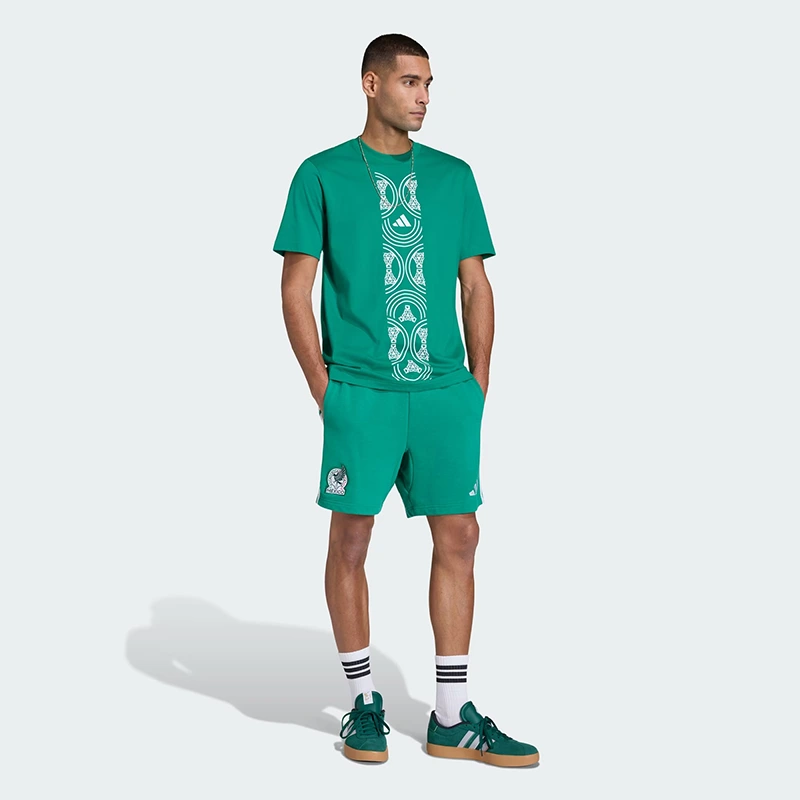 Adidas Mexico DNA Bold Green T-Shirt - Image 4