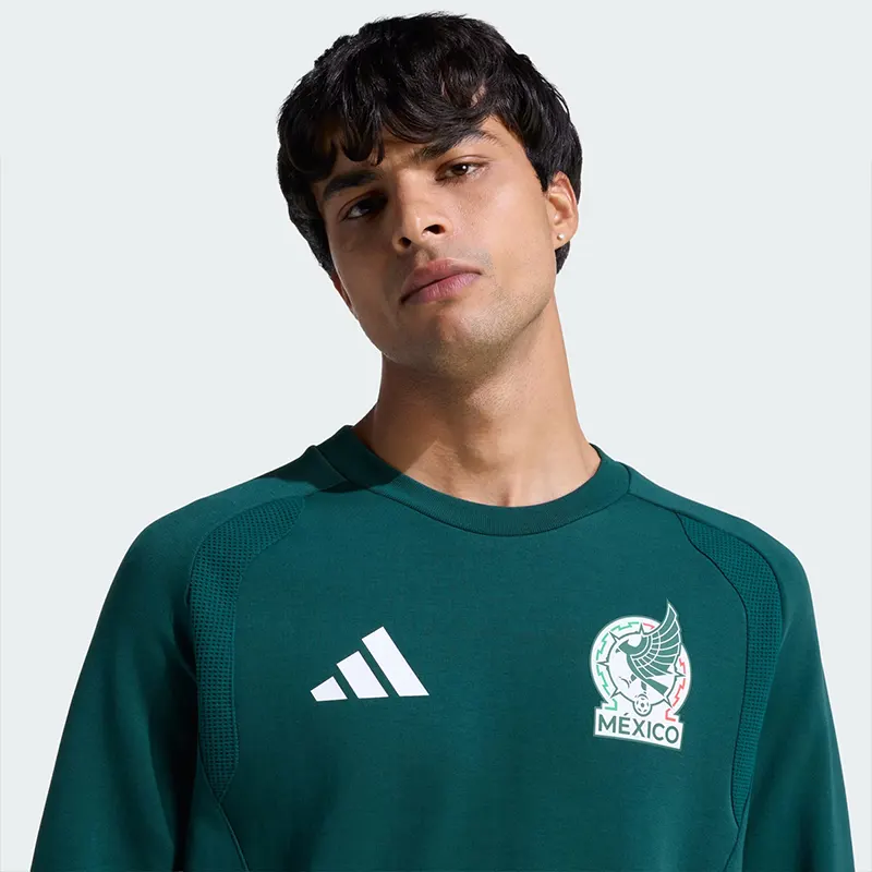 Adidas Mexico Tiro Travel Crew Sweatshirt - Image 6