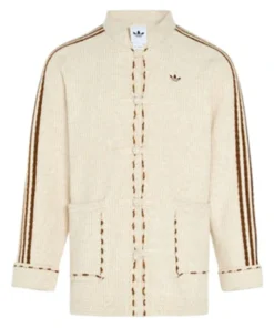 Adidas New Year Knit Light Brown Jacket