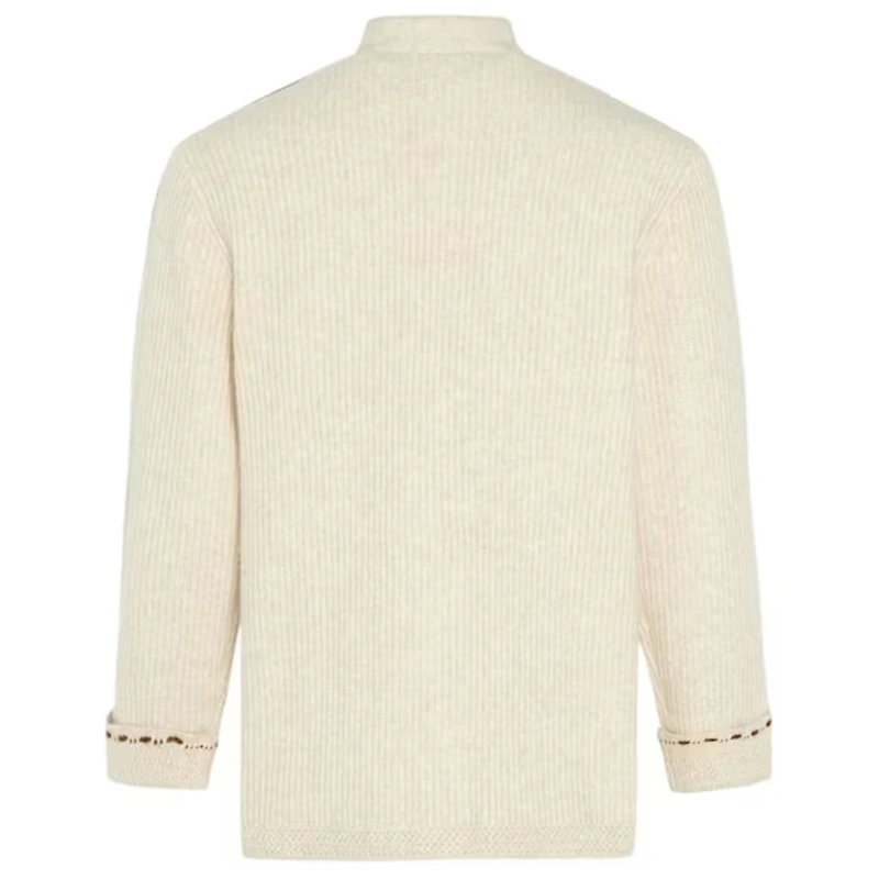 Adidas New Year Knit Light Brown Jacket - Image 2