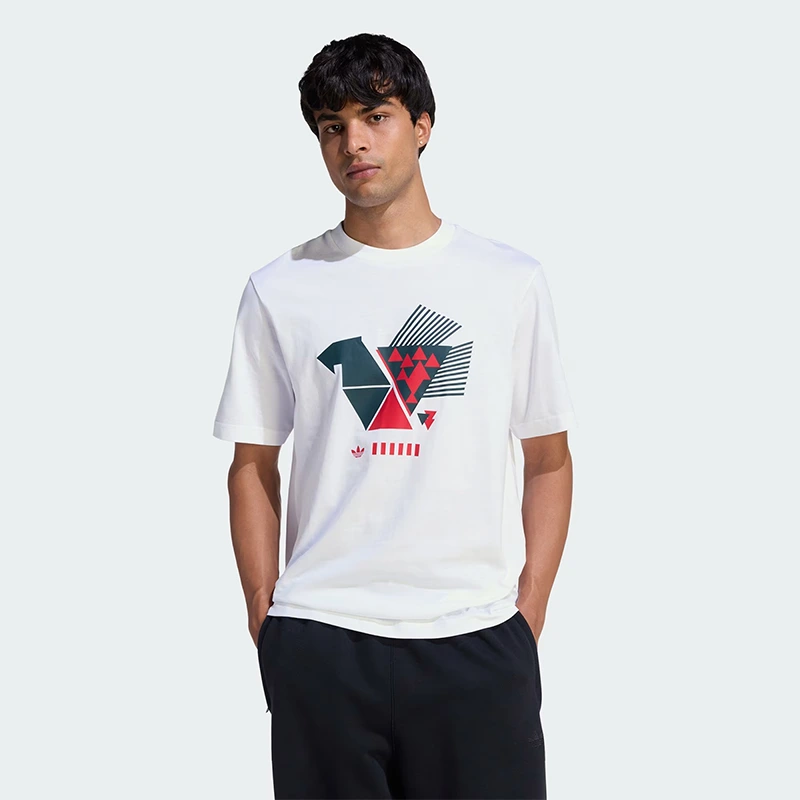 Adidas White Mexico DNA T-Shirt - Image 2