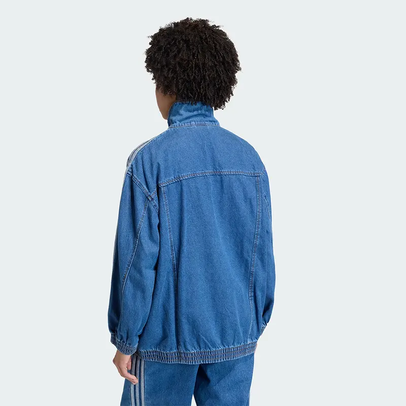 Adidas Womens Firebird Adilenium Track Top Denim - Image 3
