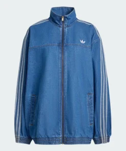 Adidas Womens Firebird Adilenium Track Top Denim