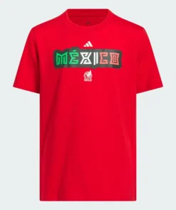 Adidas World Cup 26 Mexico Home Graphic Tee Junior