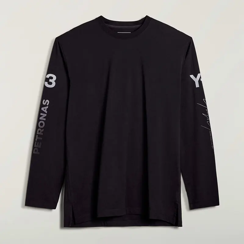 Adidas Y-3 MERCEDES CHAOS LOGO LONG SLEEVE TEE
