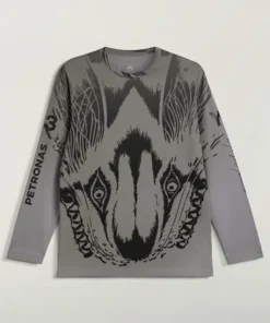 Adidas Y-3 MERCEDES WOLF GRAPHIC LONG SLEEVE TEE