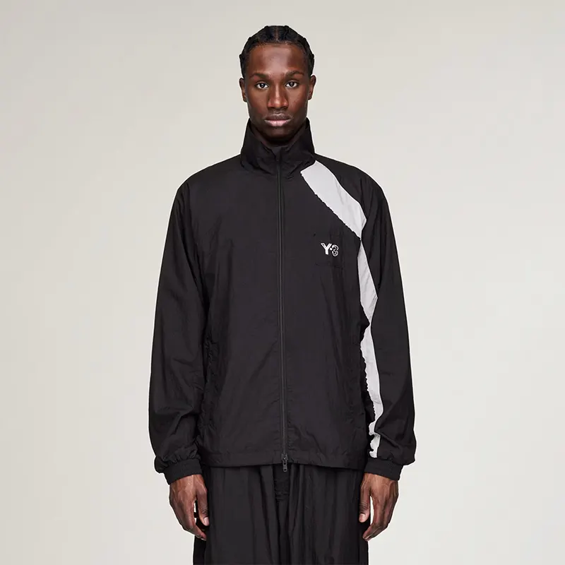 Adidas Y-3 RAW EDGE 3 STRIPES NYLON SHELL JACKET