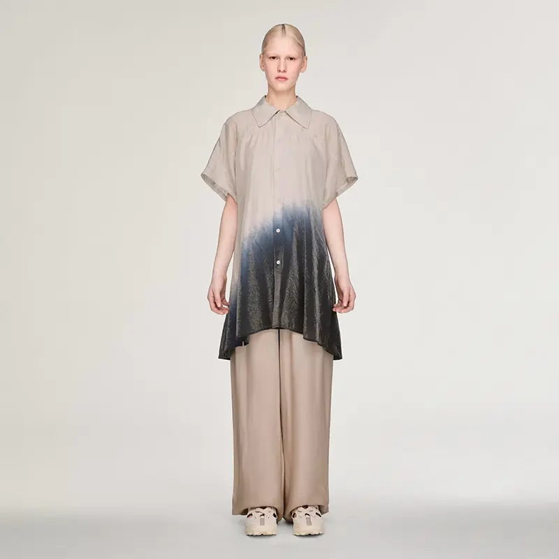 Adidas Y-3 SHORT SLEEVE DIP DYE UTILITY OVERSHIRT - Image 3