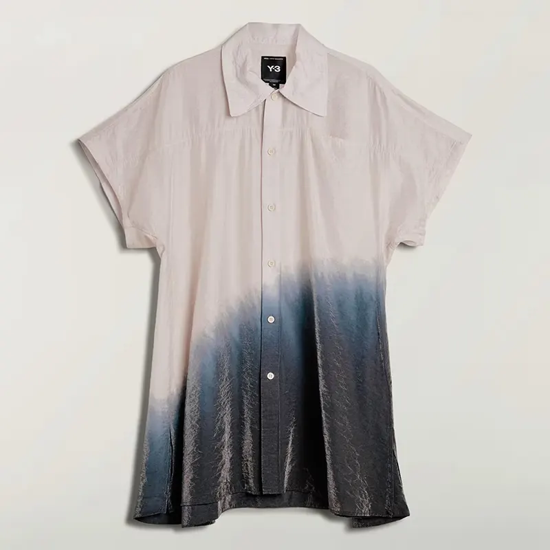 Adidas Y-3 SHORT SLEEVE DIP DYE UTILITY OVERSHIRT