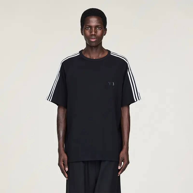 Adidas Y-3 Short Sleeve Tee 3-Stripes - Image 3