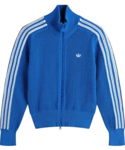 Adidas x ASOS Blue Crochet Tracksuit