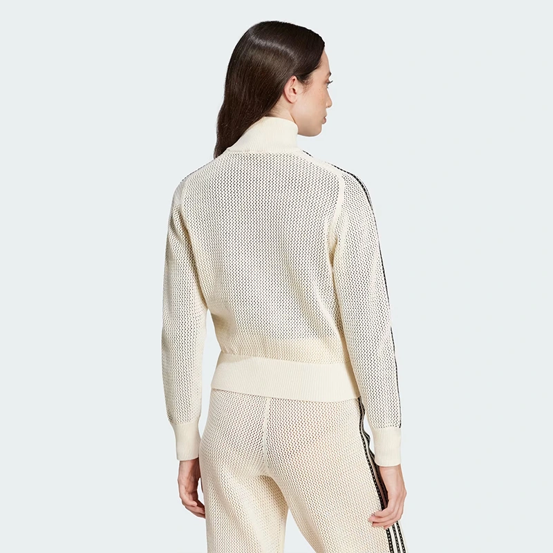 Adidas x ASOS White Crochet Tracksuit - Image 2