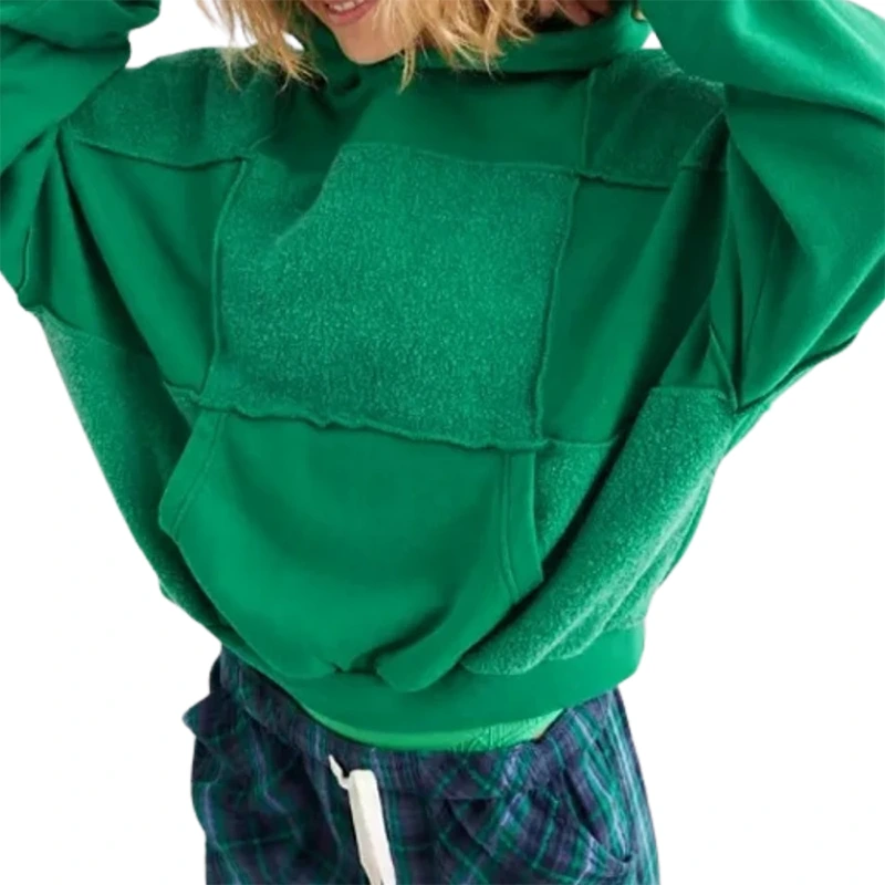 Aerie Sherpa Patchwork Hoodie - Image 2