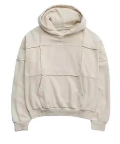Aerie Sherpa Patchwork White Hoodie
