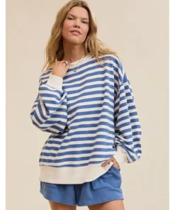 Aerie Striped Sweatshirt