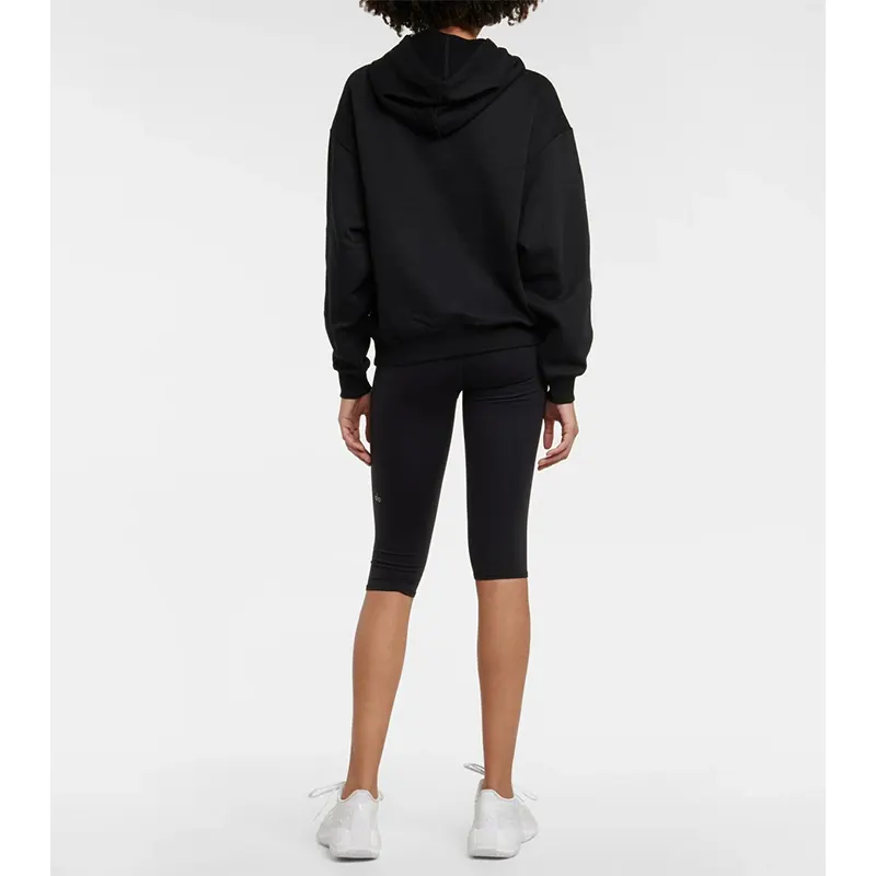 Alo Yoga Accolade Cotton-Blend Hoodie - Image 3