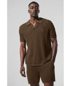 Alo Yoga Alo Open-Knit Polo