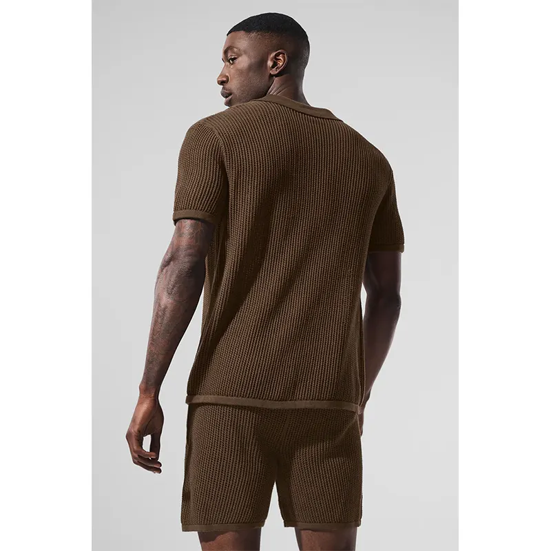Alo Yoga Alo Open-Knit Polo - Image 2
