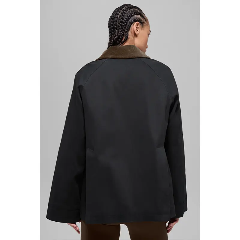 Alo Yoga Alo Twill Barn Jacket Espresso - Image 2
