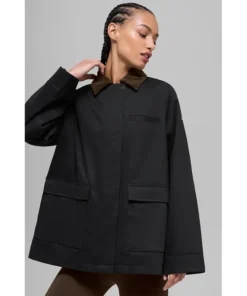 Alo Yoga Alo Twill Barn Jacket Espresso