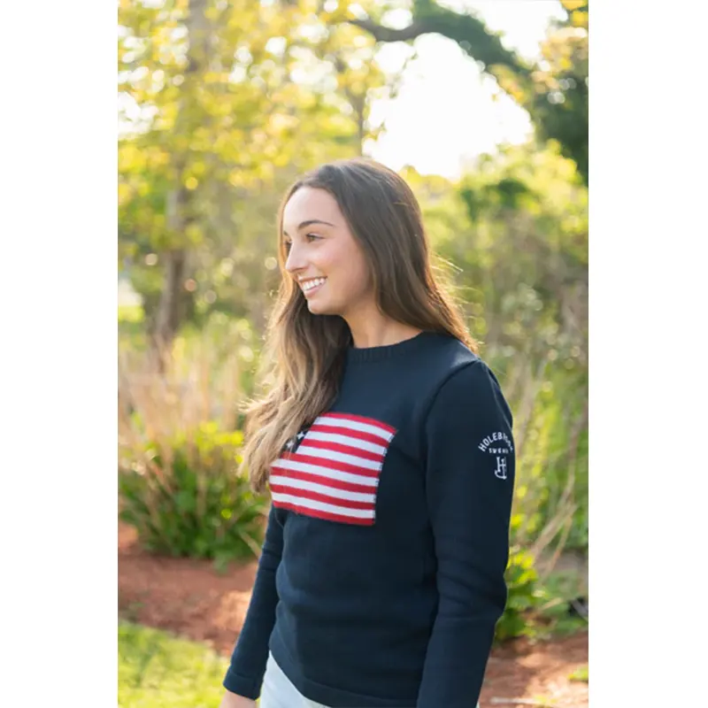 American Flag Sweatshirt Women - Image 2