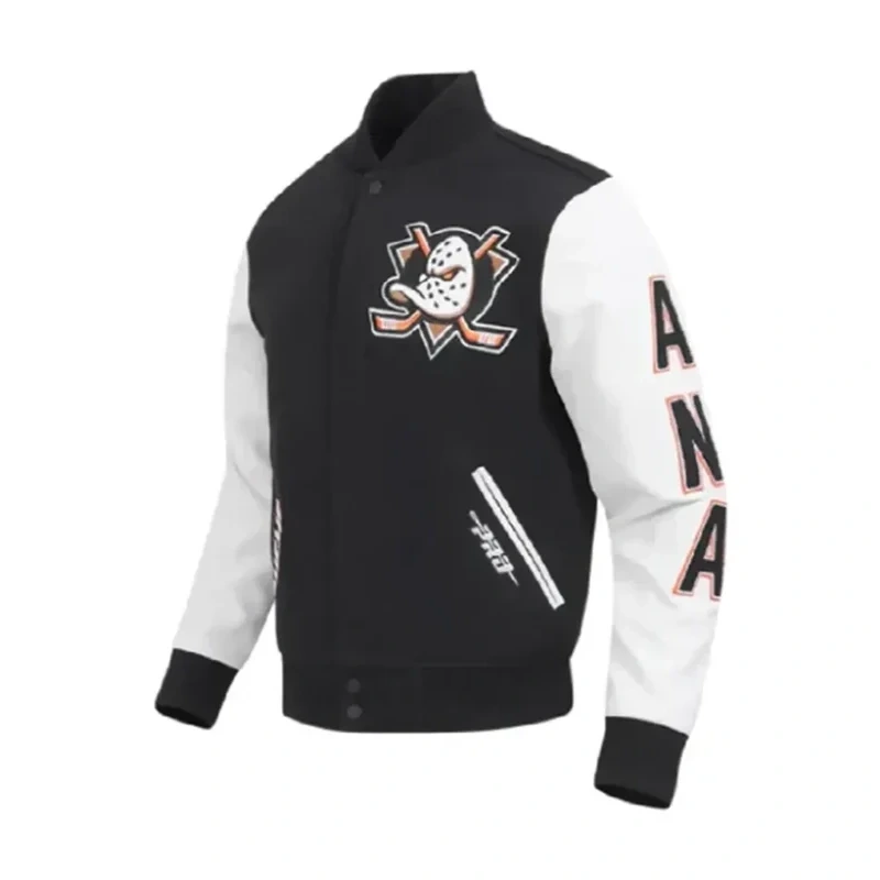 Anaheim Ducks Classic Varsity Jacket - Image 3
