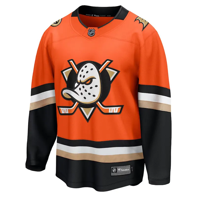 Anaheim Ducks Fanatics Branded Home Breakaway Jersey - Image 2