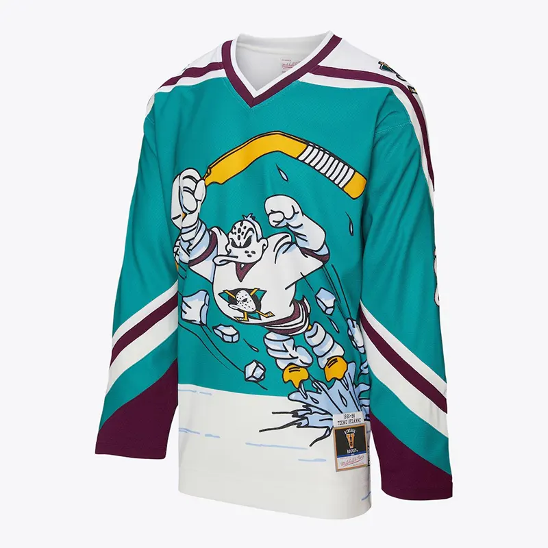 Anaheim Ducks Power Play Alternate Jersey by Mitchell & Ness - Image 2