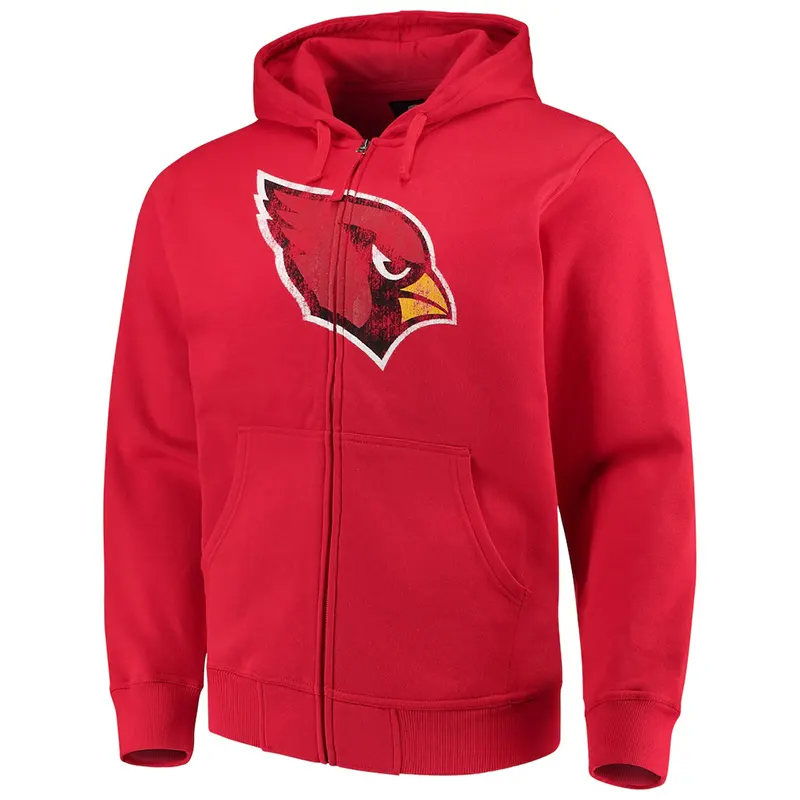 Arizona Cardinals G-III Sports by Carl Banks Primary Logo Full-Zip Hoodie - Image 2