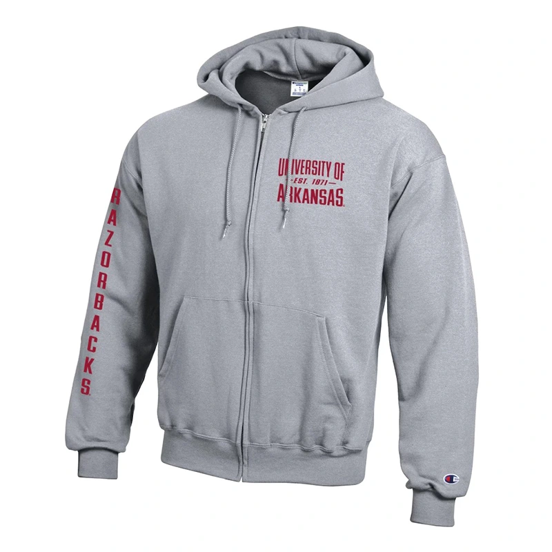 Arkansas Razorbacks Champion Varsity Powerblend Hoodie - Image 2