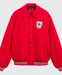 Arsenal Essentials Varsity Red Jacket