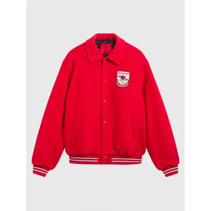 Arsenal Essentials Varsity Red Jacket