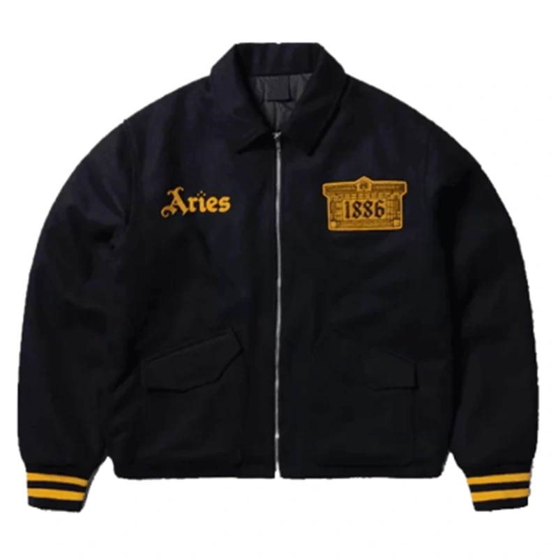 Arsenal X Aries Wool Bomber Jacket
