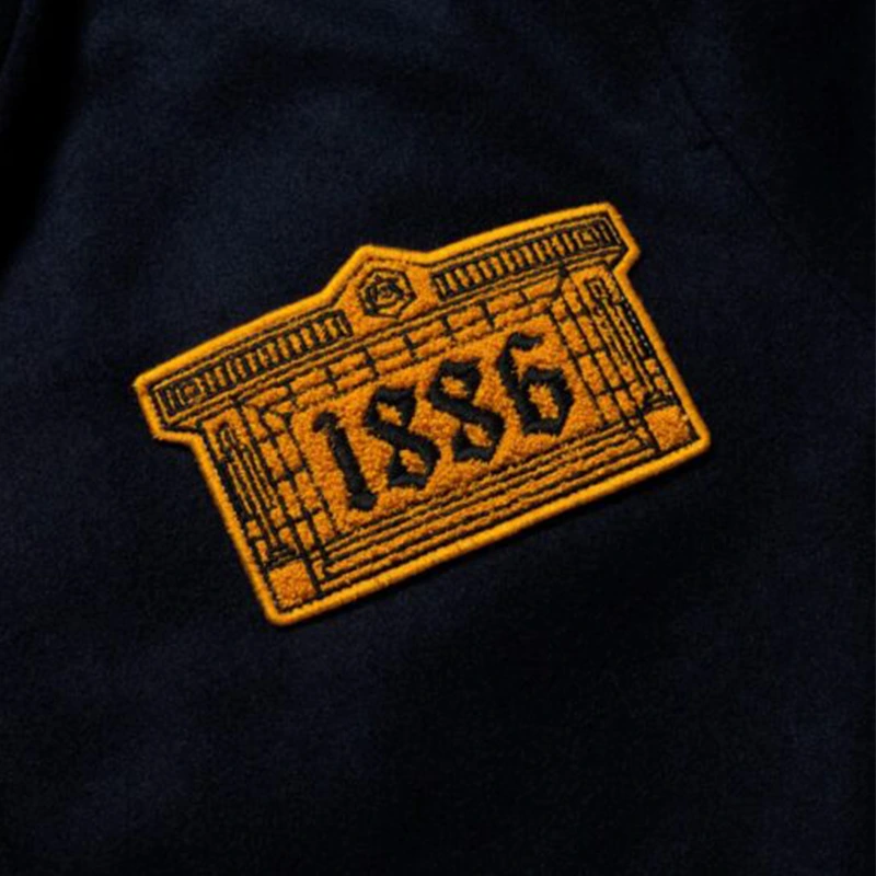 Arsenal X Aries Wool Bomber Jacket - Image 4