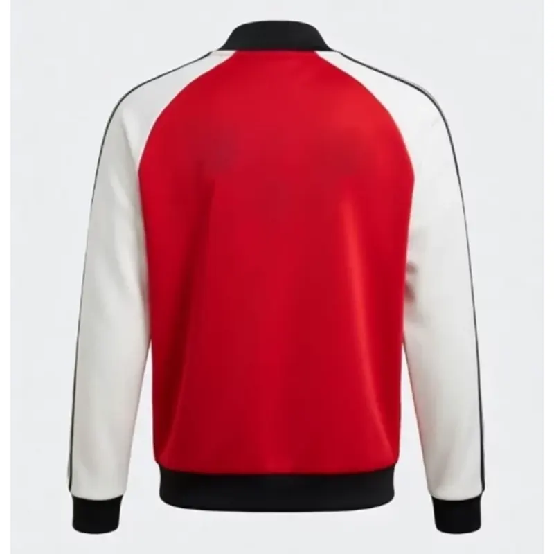 Arsenal x Adidas Track Red & White Jacket - Image 3