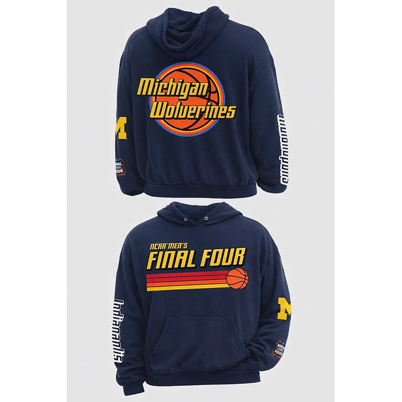 Aviator Nation Michigan Wolverines Final Four 2026 Hoodie - Image 3