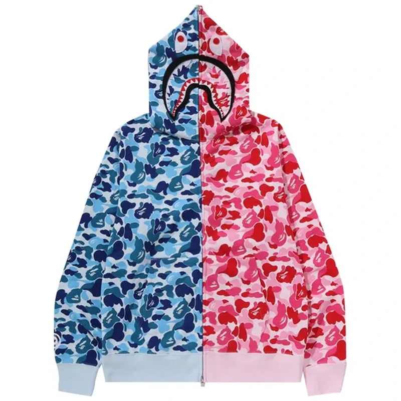 BAPE ABC Camo Separate Shark Full Zip Hoodie