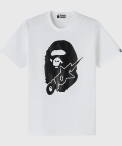 BAPE x OVO-Sta Crocodile Print Tee