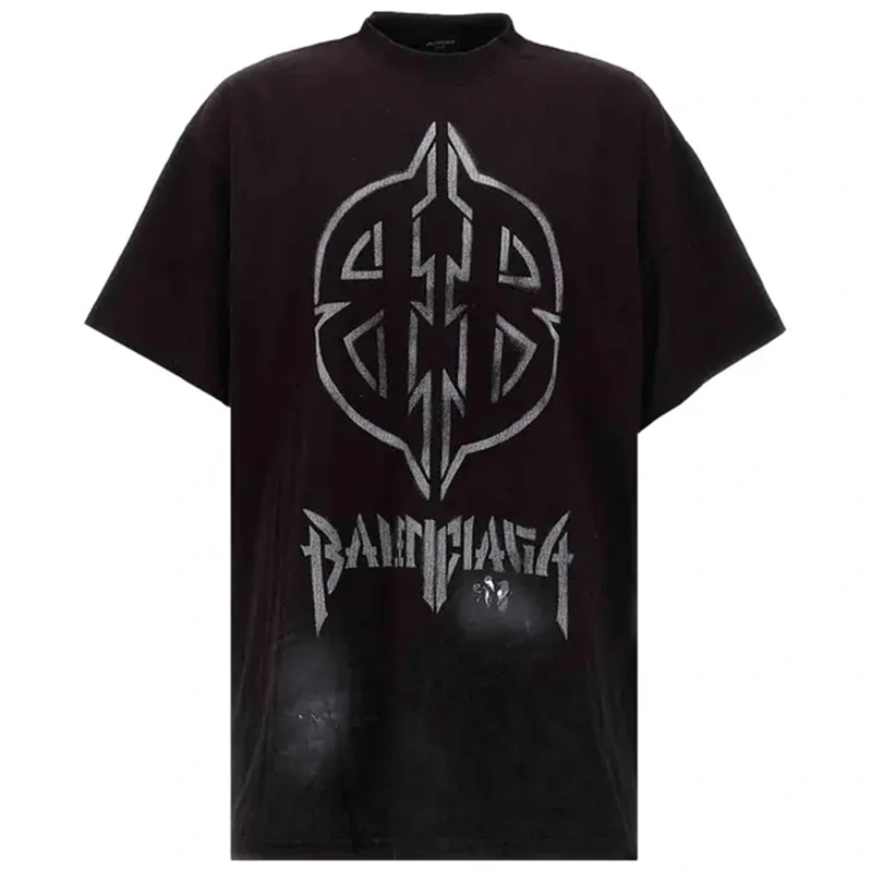 Balenciaga Oversized Metal Stencil T-Shirt