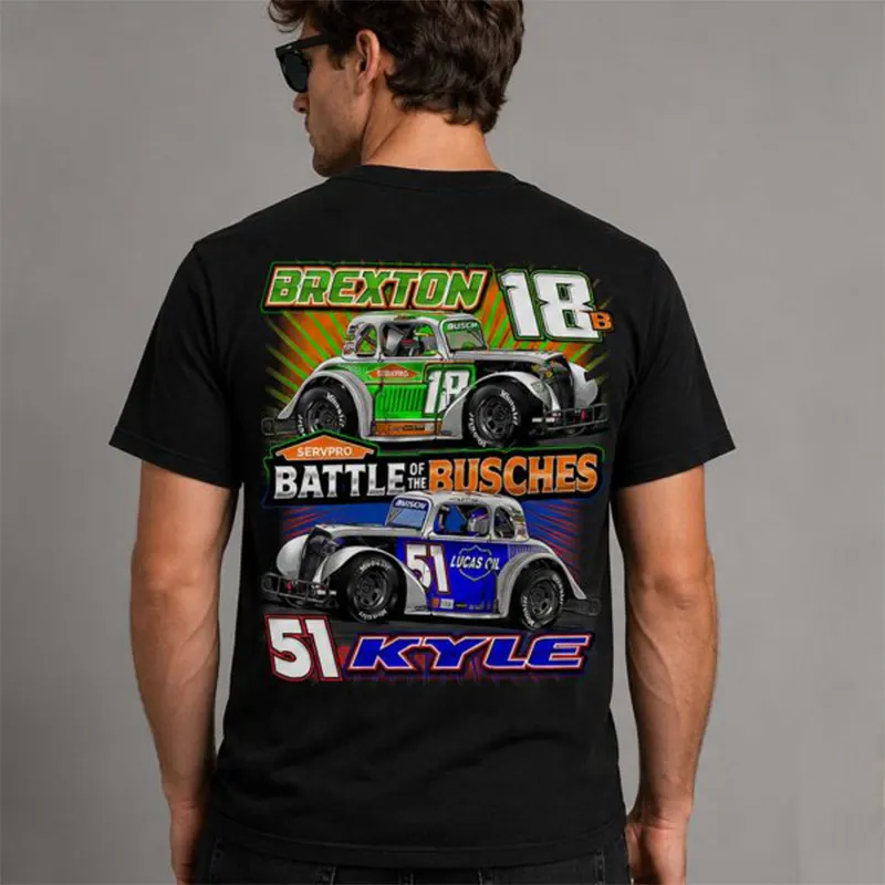 Battle Of The Busches T Shirt - Image 2