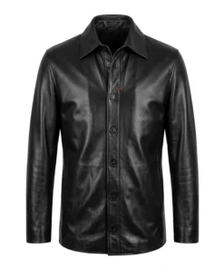 Benny Hinn Final Teaching on Total Recovery Black Leather Jacket