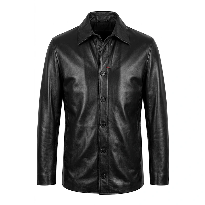 Benny Hinn Final Teaching on Total Recovery Black Leather Jacket