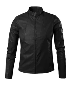 Black Viper Men’s Leather Biker Jacket