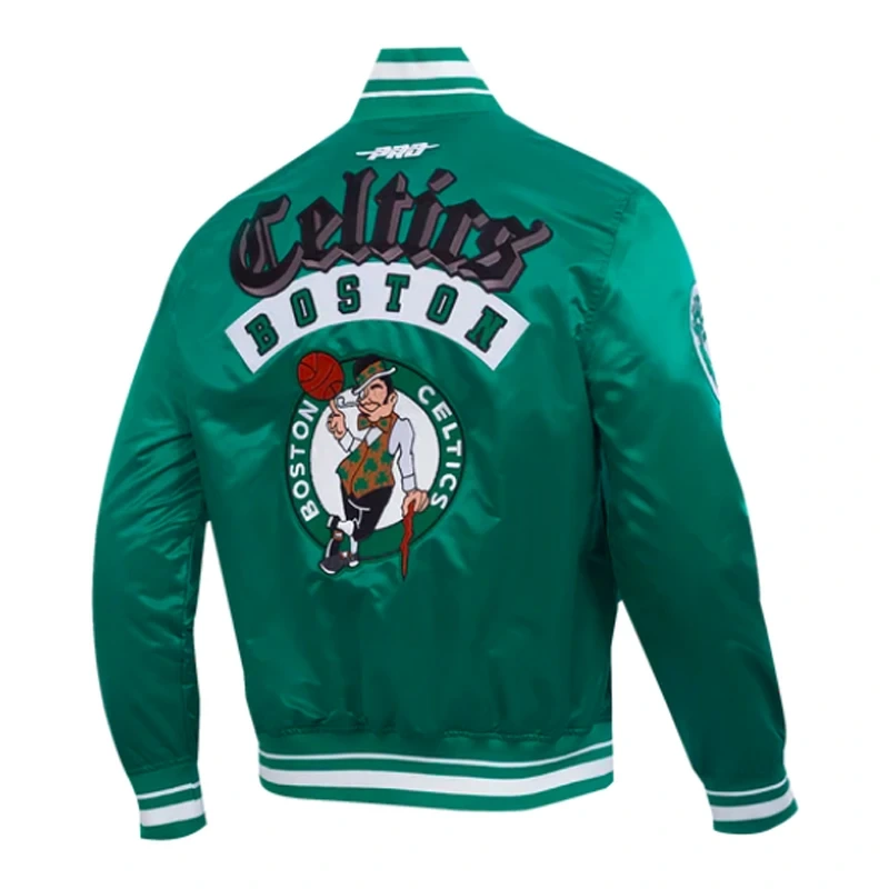 Boston Celtics Best of Rib Satin Jacket - Image 3
