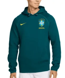 Brazil CBF Tech Fleece Pullover Hoodie 2026/27